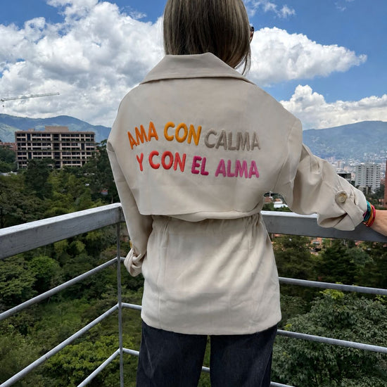 Chaqueta Beige Calma 