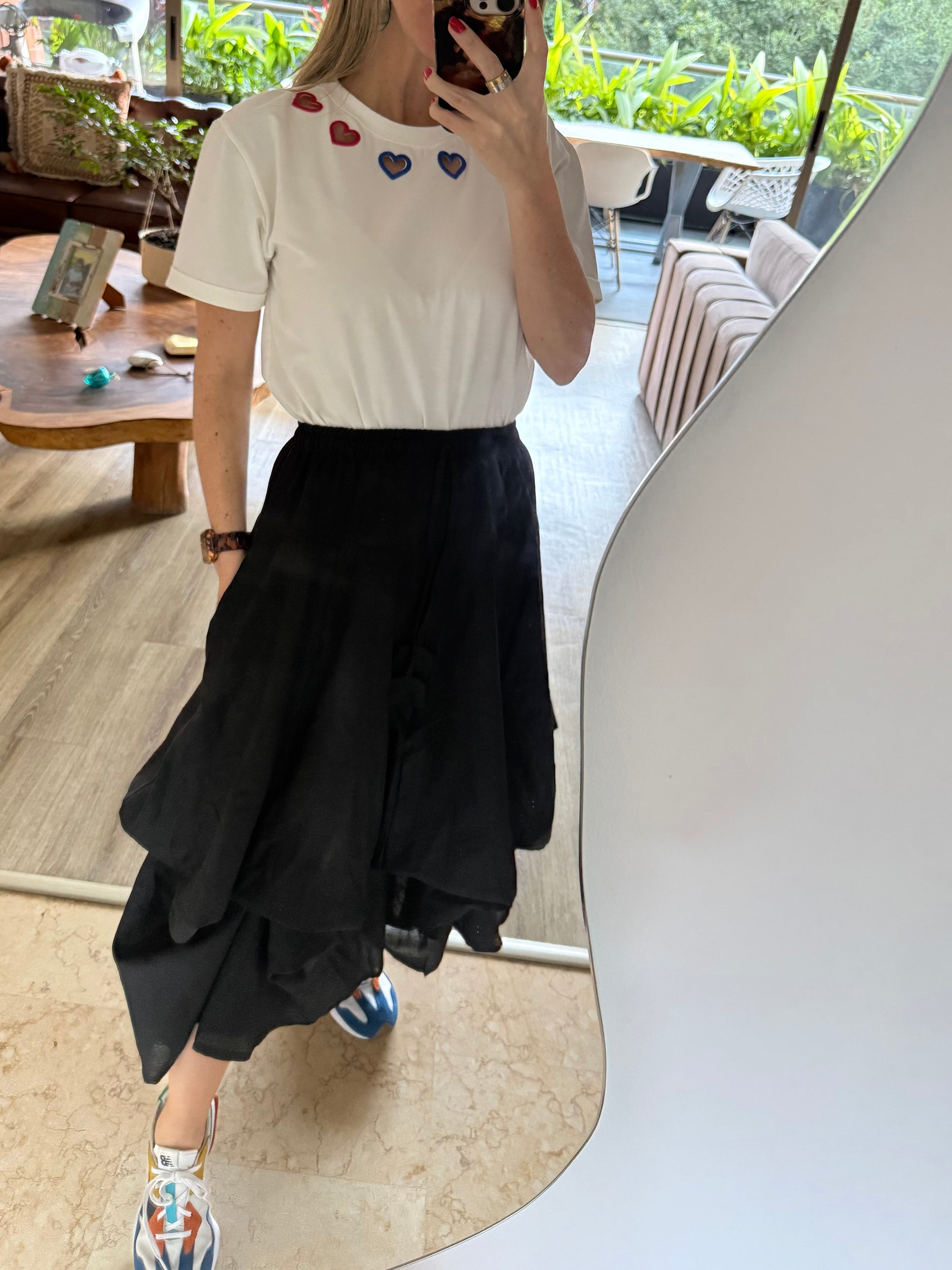 Falda Tailandia Negra 