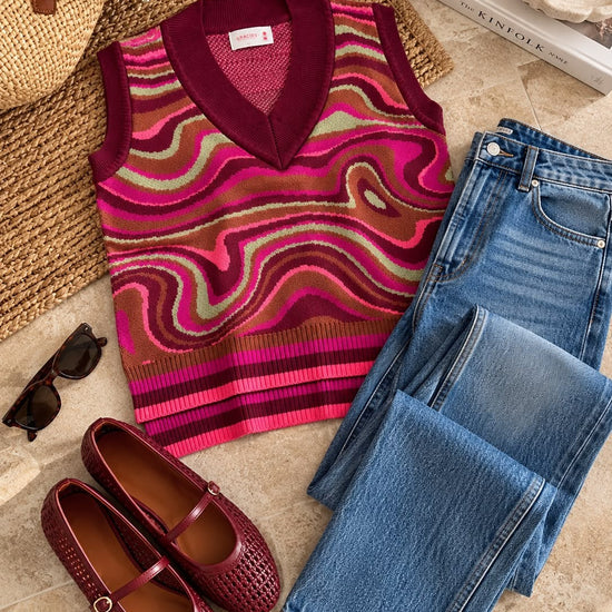Top Ondas Magenta 