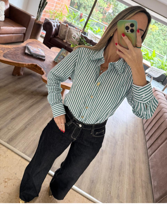 Camisa Touch of green