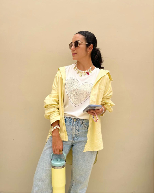 Camiseta Heart Print