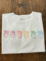 Camiseta Corazon Anatomico Multicolor