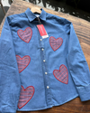 Camisa Índigo Hearts 