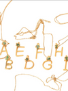 Necklace Letter Small Gold