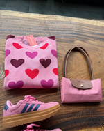 Sweater Rosado Corazones - Gracies