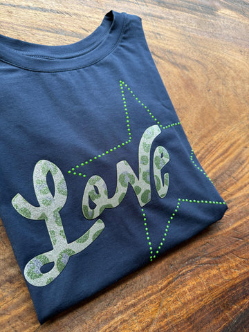Camiseta Navy Love - Gracies