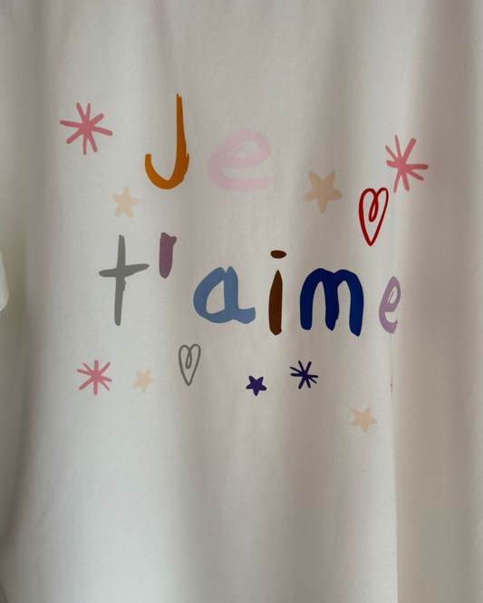 Camiseta Je T’aime