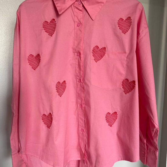 Camisa Oversize Huellas del Corazon - Gracies