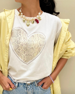 Camiseta Heart Print