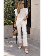 Top Asimetrico Blanco