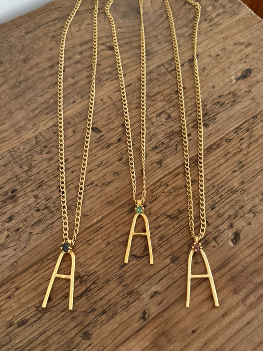 Necklace Letter Big