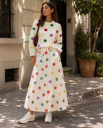 Falda Marfil Confeti
