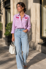 Camisa Uva Chambray Tigres Infinito 