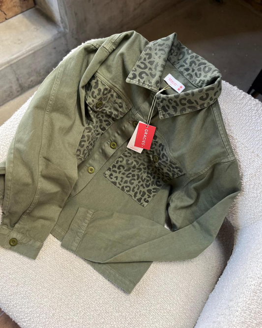 Chaqueta Animal Green