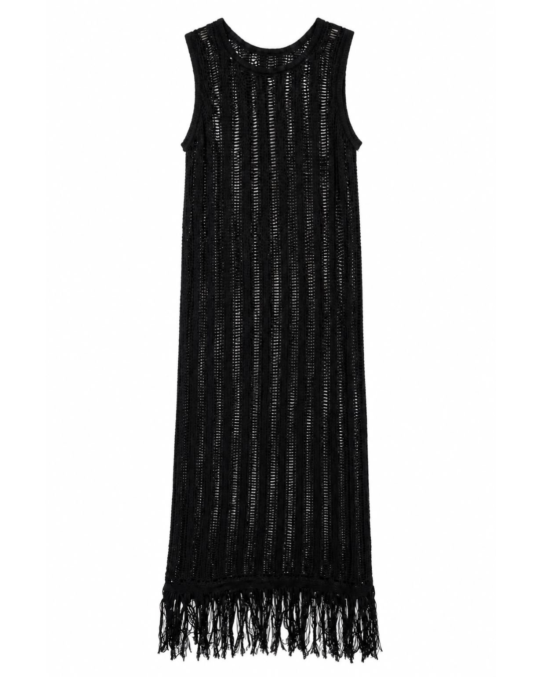 Vestido Negro Hilos (envío 3 días hábiles) 