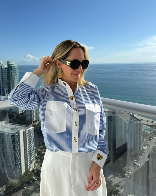 Camisa Wild Azul Neru