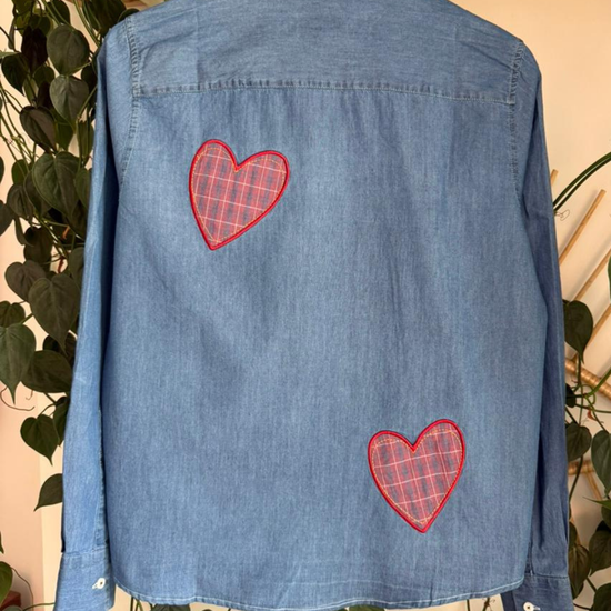 Camisa Índigo Hearts 