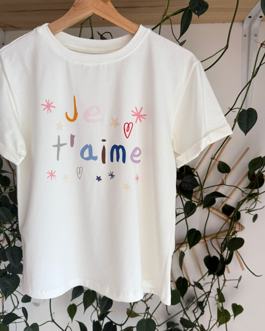 Camiseta Je T’aime