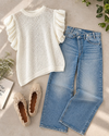 Top Asimetrico Blanco