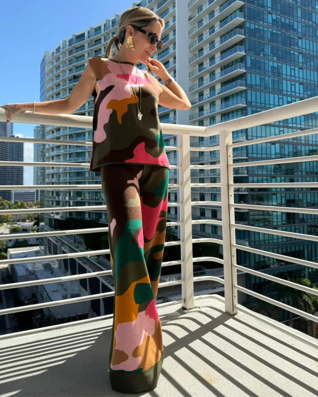 Set Selva Print Top - Gracies