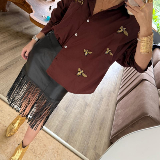 Camisa Oversize Bee Yourself - Gracies