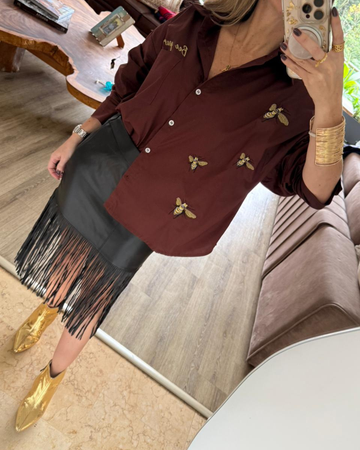 Camisa Oversize Bee Yourself - Gracies