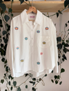 Camisa Oversize Ojitos Bordados