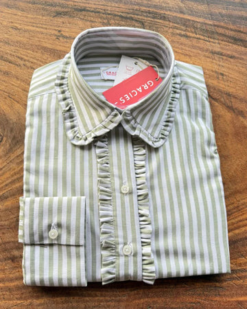 Camisa Rayas Verde - Gracies