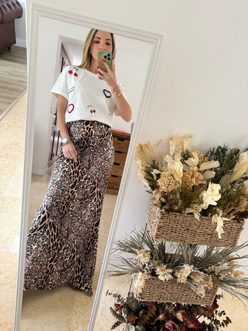 Falda Animal Print