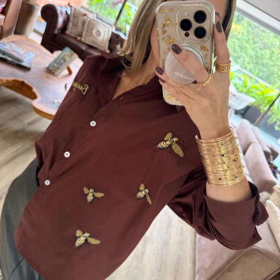 Camisa Oversize Bee Yourself - Gracies