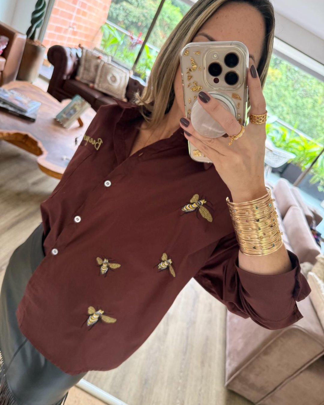 Camisa Oversize Bee Yourself - Gracies