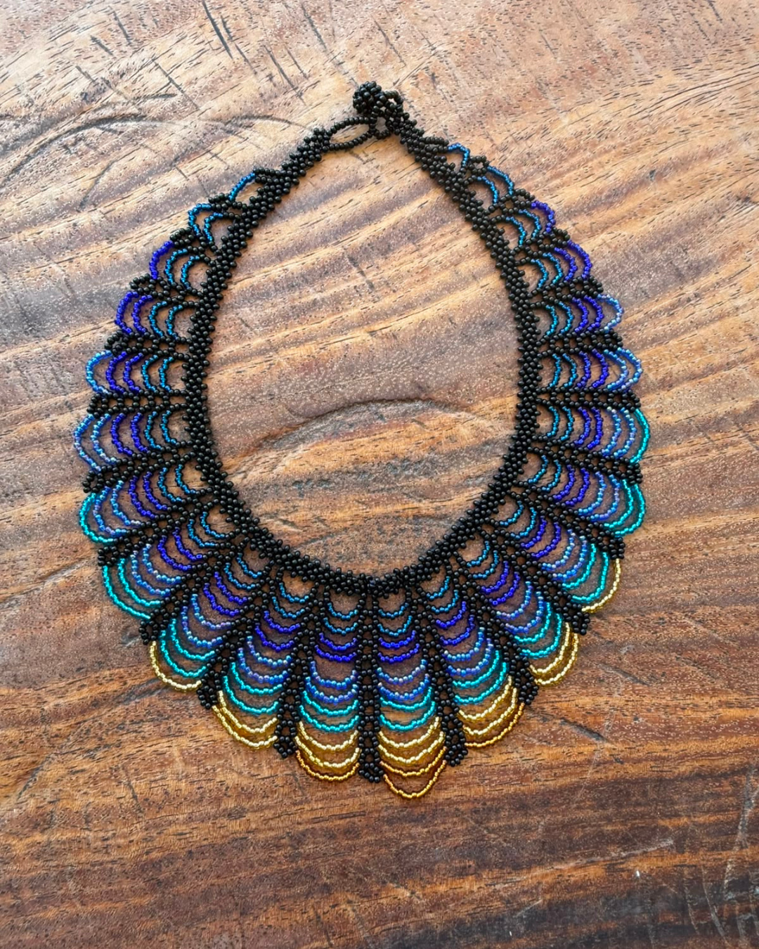 Collar Ondas Azul 