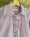 Camisa Rayas Vino