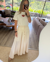 Falda Tailandia Marfil (envío 3 días hábiles) 