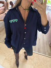Camisa Azul Amore Oversize - Gracies