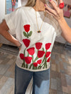 Camiseta Te mando flores