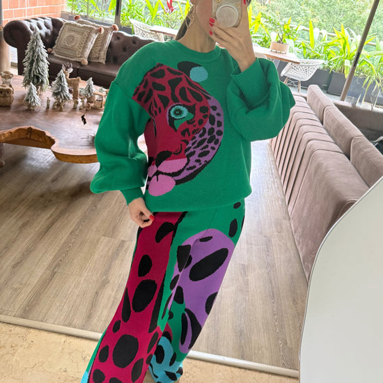Pantalon Leopardo Verde - Gracies