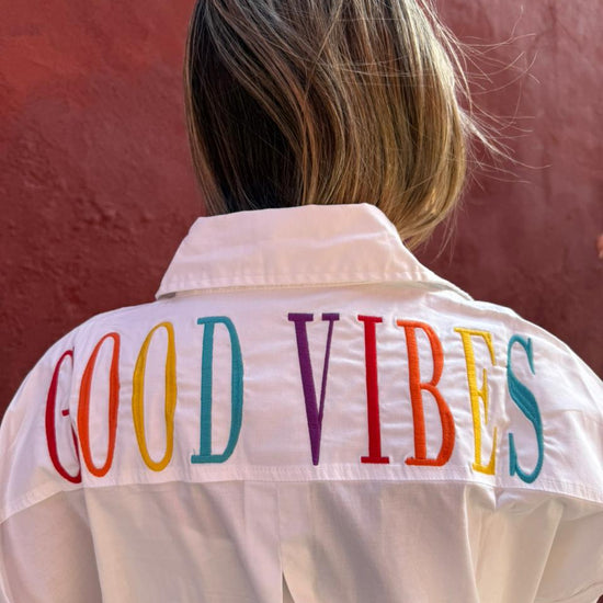 Camisa Oversize Good Vibes - Gracies