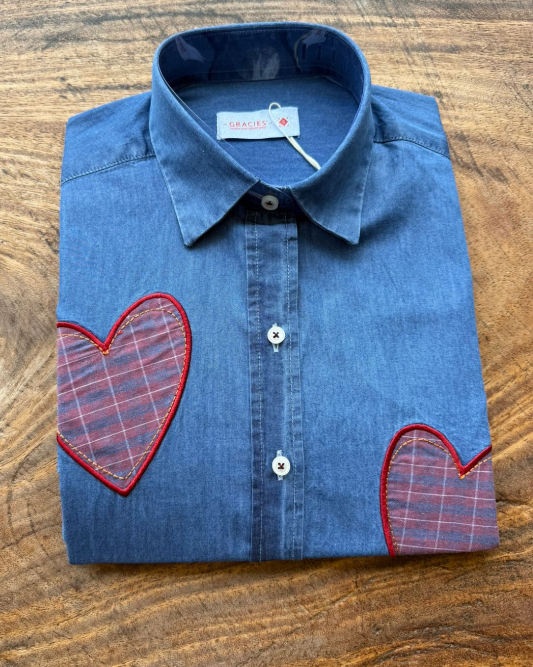 Camisa Índigo Hearts 