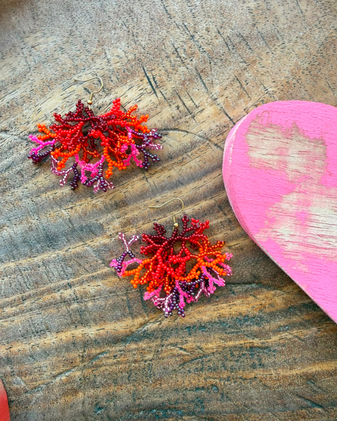 Aretes Coral Salmon 