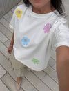 Camiseta Flores Pastel 