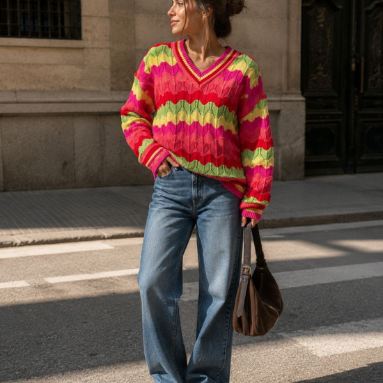 Sweater Calado Colores 