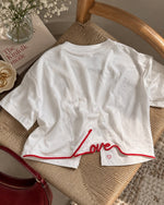 Camiseta Love Bordada 