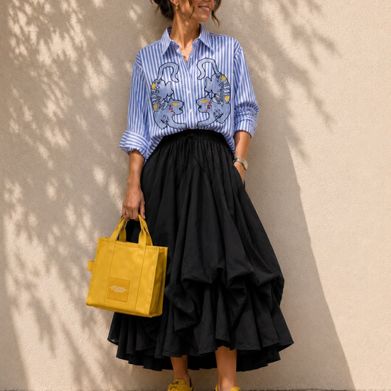 Outfit Bengala - Camisa & Falda 