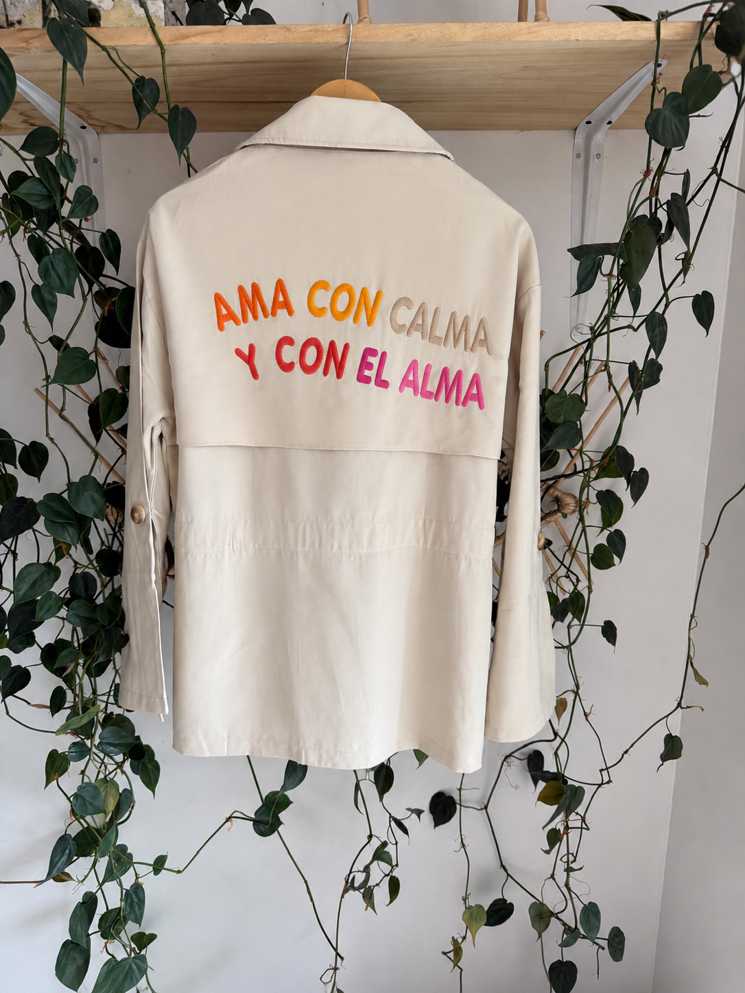 Chaqueta Beige Calma 