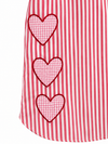 Camisón Rayas Rojo