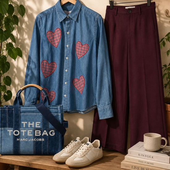 Camisa Índigo Hearts 