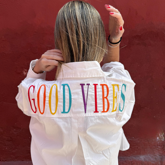 Camisa Oversize Good Vibes - Gracies