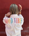 Camisa Oversize Good Vibes - Gracies