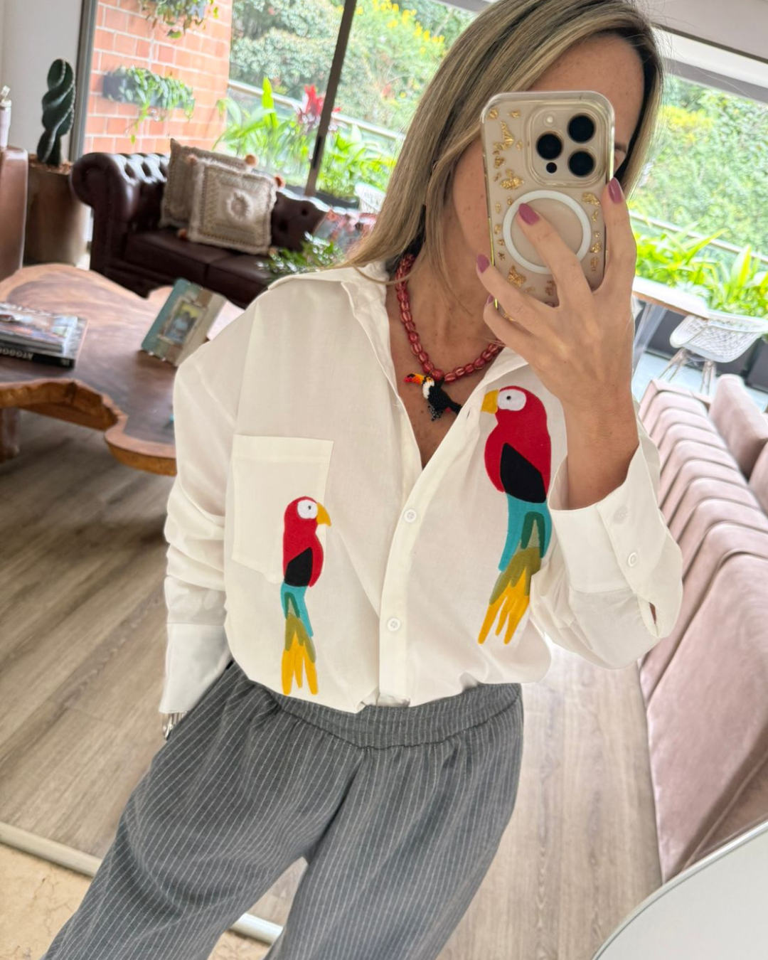 Camisa Oversize Guacamayas 